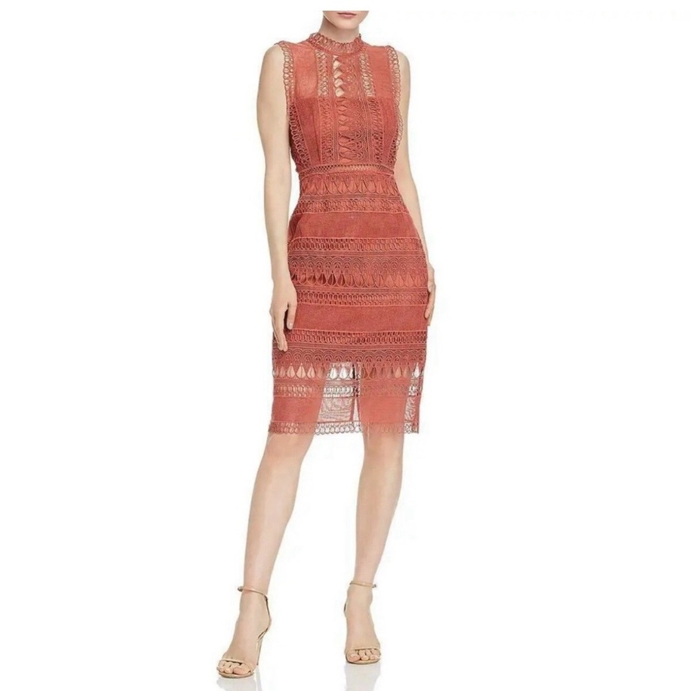 🌹 Bardot Mariana Lace Midi Dress | Moroccan Rose | Romantic & Timeless 🌹